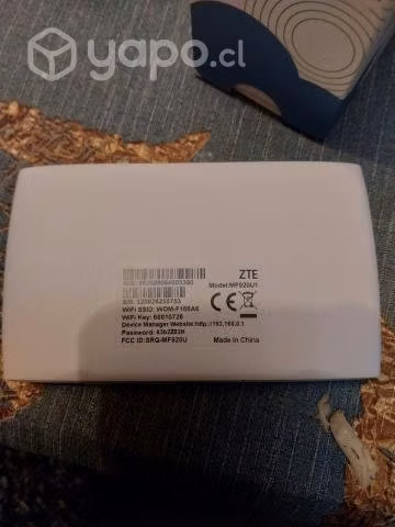 Router ZTE con chip