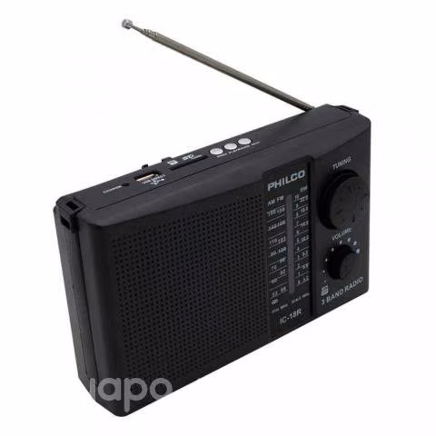 Radio philco ic 18-r multibandas recargable