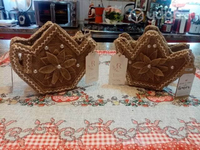 Manualidades en arpillera, un estilo elegante