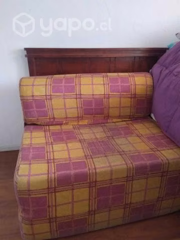Sofa cama 1 plaza espuma resistente
