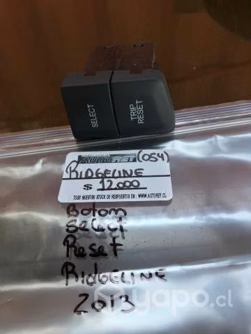 Boton Select Reset Honda Ridgeline 2010-2015