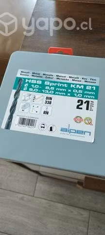 Brocas para metal 21 piezas ALPEN