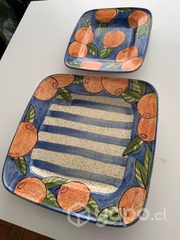 Fuentes ceramica pintada