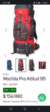 Mochila doite