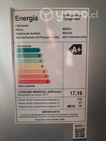 Refrigerador Midea