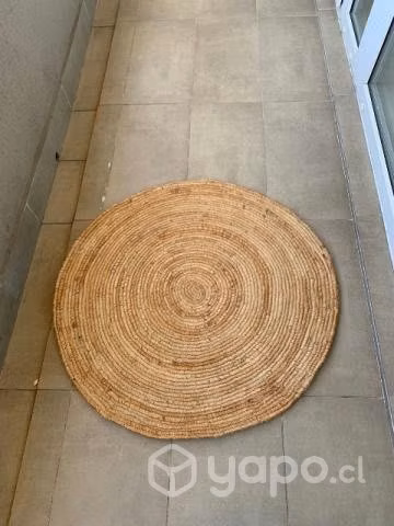Alfombra mimbre