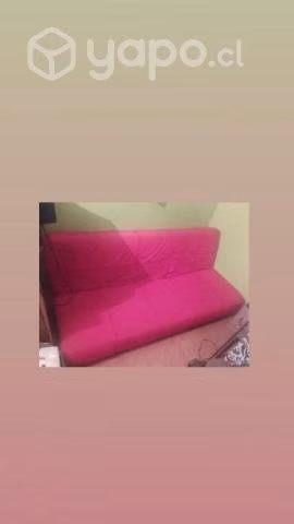 Futon 3 cuerpos aterciopelado