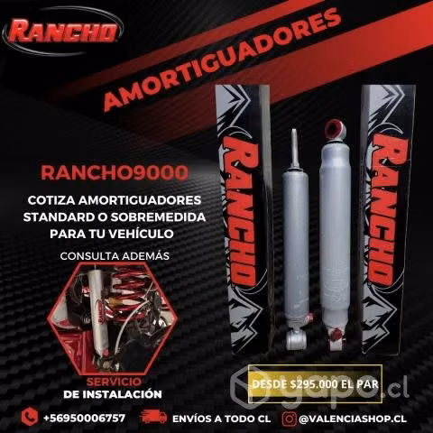 Amortiguador rancho9000