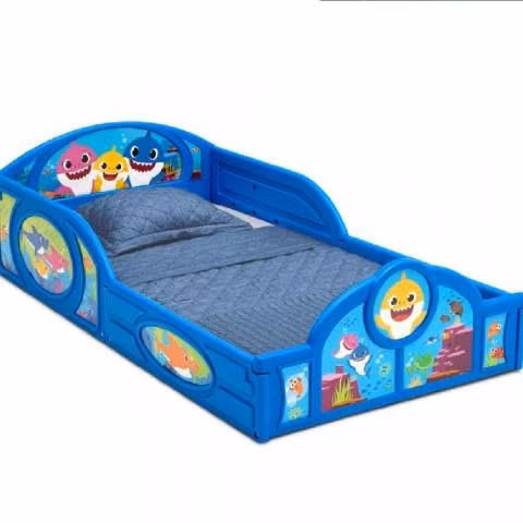 Cama De Transicion Para Niños Plastica Baby Shark