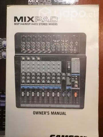 Mixer con Efectos SAMSON MXP144FX y USB