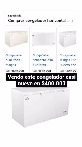 Congelador Dual 522lts
