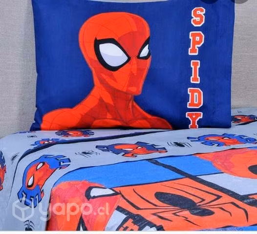 Juego de sábanas nuevas spiderman