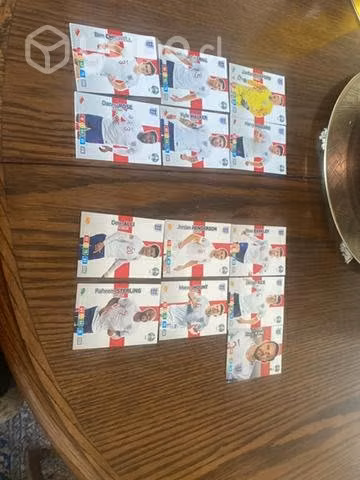Pack de 13 cartas de Inglaterra euro 2020