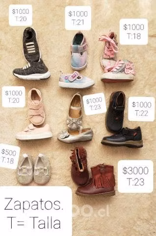Zapatos de niños.