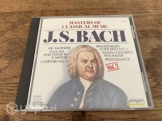 Cd j.s. bach (classical music vol 2)
