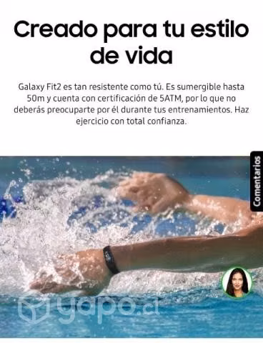 Reloj deportivo Samsung Galaxy Fit2 (Bluetooth)