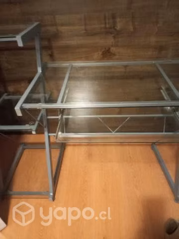 Escritorio de vidrio para computador - Imagen 2