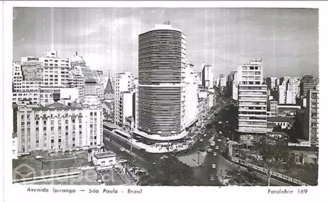 Tarjeta Postal Avenida Ipiranga - Sao Paulo Brasil