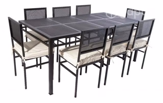 Mueble De Terraza Comedor Cubierta Malla 8 Persona - Imagen 2