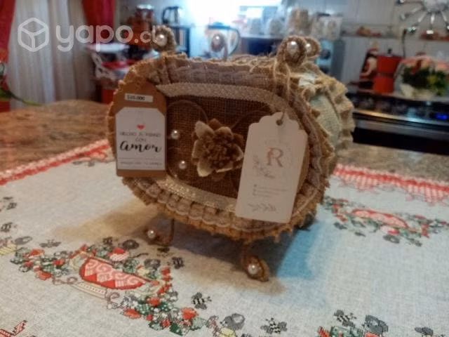 Manualidades en arpillera, un estilo elegante. - Imagen 6