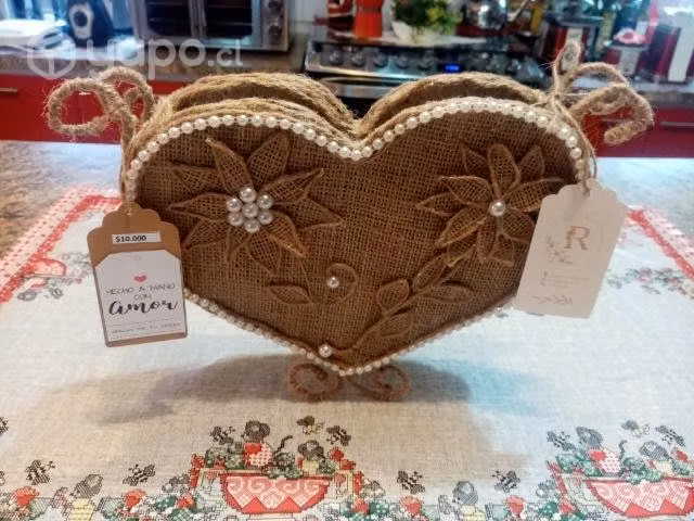 Manualidades en arpillera, un estilo elegante. - Imagen 4