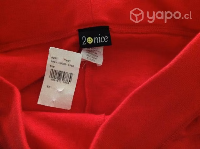 Nuevo pantalón Pijama Mujer. Rojo Marca zonice 95