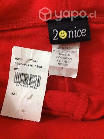 Nuevo pantalón Pijama Mujer. Rojo Marca zonice 95
