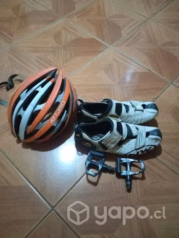 Bici ruta + casco pedales y Zapas - Imagen 2