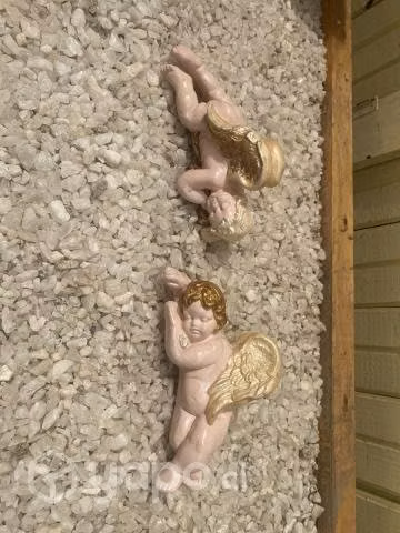 Angelitos pintado a mano