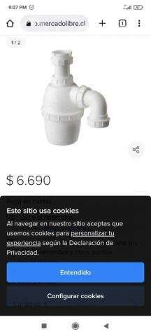 Sifón desagües Hoffens - Imagen 4