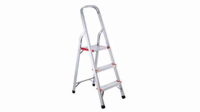 Escalera tijera alto 113.5 cm 3 peldaños