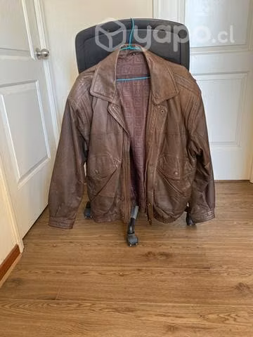 Chaqueta hombre cuero real talla M