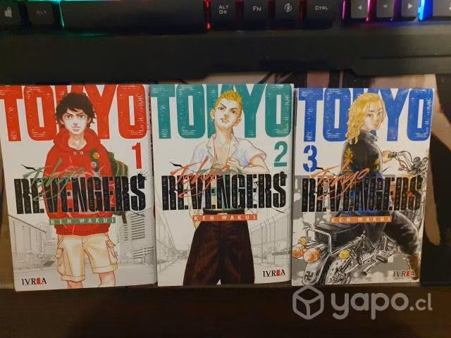 Manga tokyo revengers tomo 1, 2 y 3
