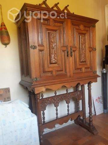 Antiguo bargueño de roble impecable - Imagen 3