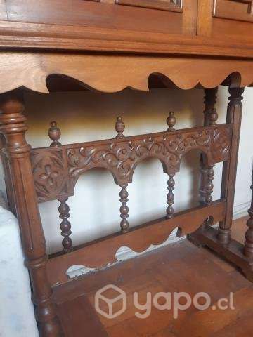 Antiguo bargueño de roble impecable - Imagen 4