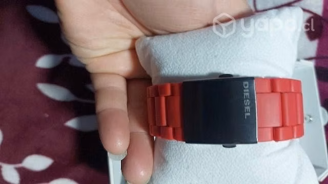 Reloj diesel original y máquina para pulir bauker