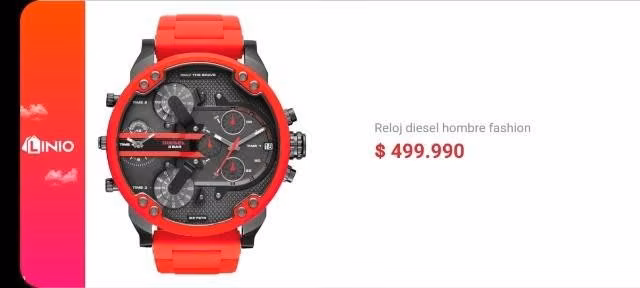 Reloj diesel original y máquina para pulir bauker
