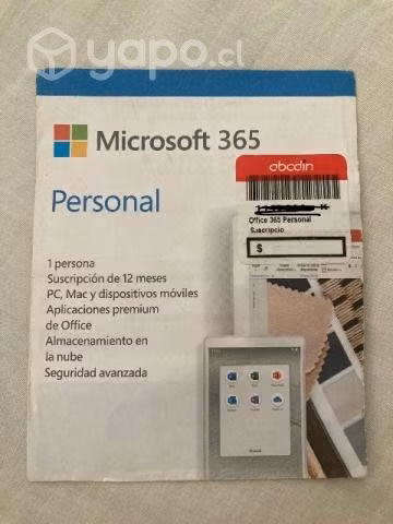 Licencia Microsoft 365 - Personal