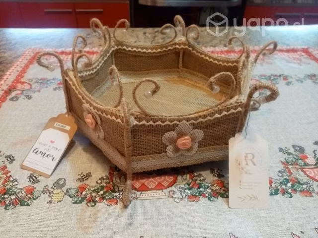 Manualidades en arpillera, un estilo elegante. - Imagen 4