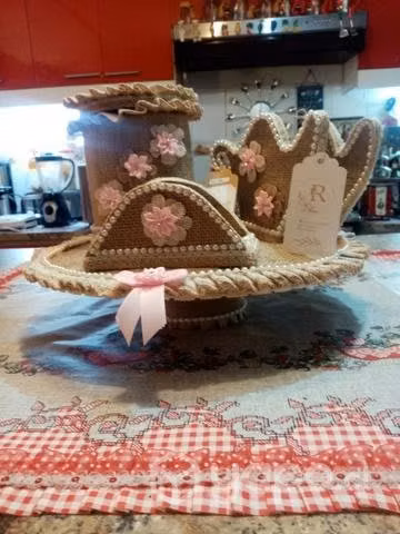 Manualidades en arpillera, un estilo elegante. - Imagen 3