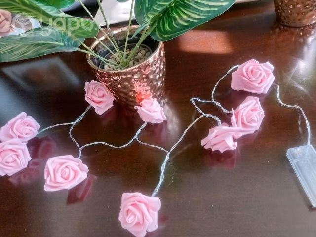 Guirnalda de luces modelo rosas - Imagen 3