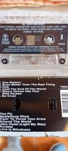 Cassette Inxs , U2, The Police