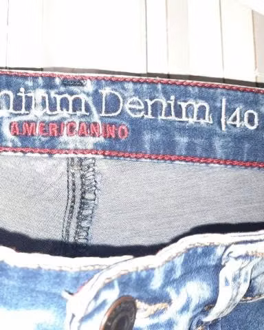 Jeans Azul Americanino Talla 40 Usado - Imagen 3