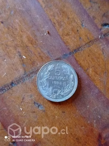 Moneda escasa nueva 5 centavos 1933 niquel