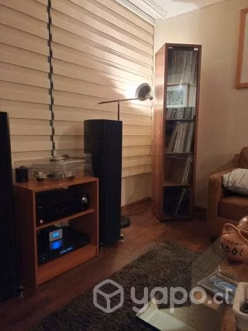 Mueble para vinilos 5 casilleros con puerta