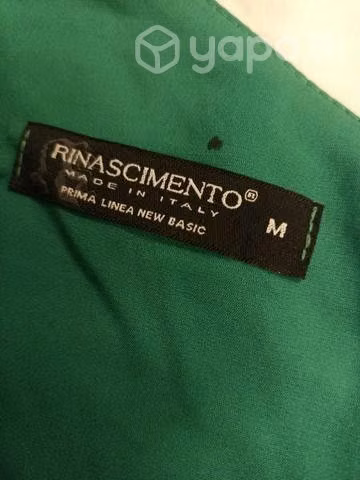 Vestido talla M. verde .RINASCIMIENTO. Italiano