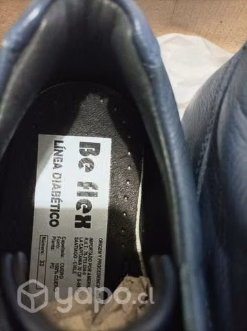 Zapato cuero pie diabético N°35 - Imagen 2