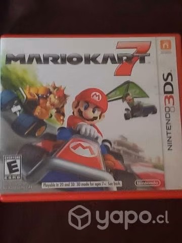 Juego nintendo 3 ds mario kart 7