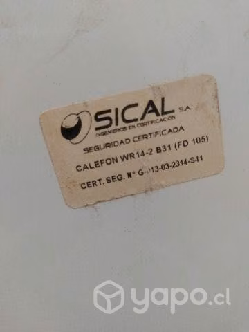 Calefón Junkers WR 14-2 B31 - Imagen 2