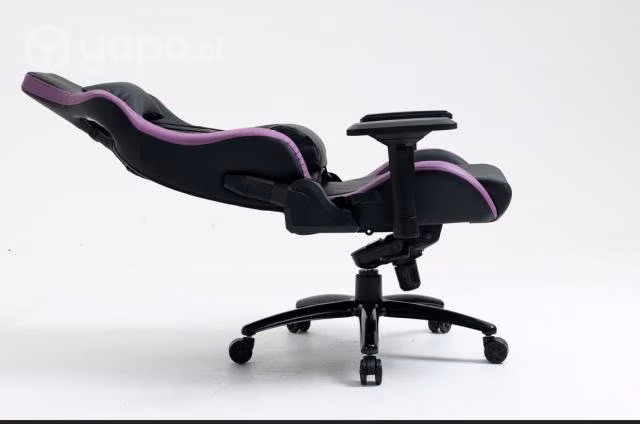 Silla PROFESIONAL gamer Negra / Púrpura [NUEVAS]
